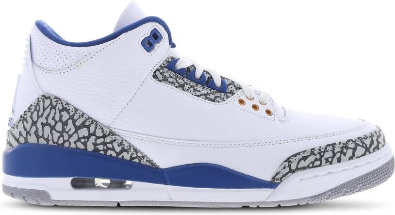 Jordan Air 3 Retro Wizards White Metallic Copper-True Blue