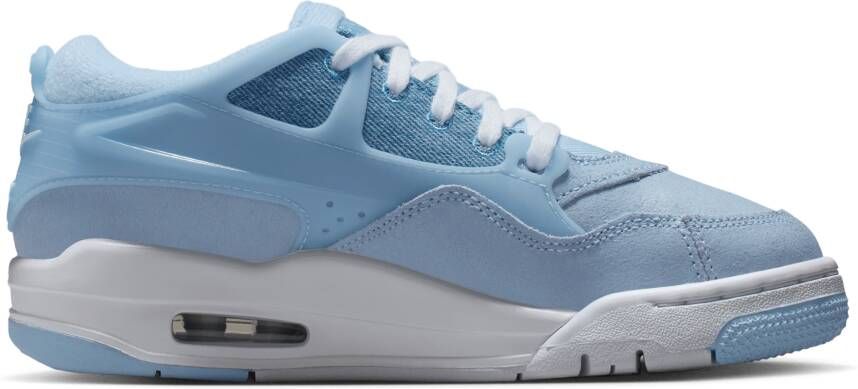 Jordan 4 Rm Unisex Schoenen Blauw Maat: 35.5 Mesh Synthetisch Foot Locker