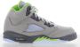 Jordan Air 5 Retro(Gs ) Silver Green Bean Flint Grey Schoenmaat 36+ Shoes grade school DQ3734 003 - Thumbnail 3