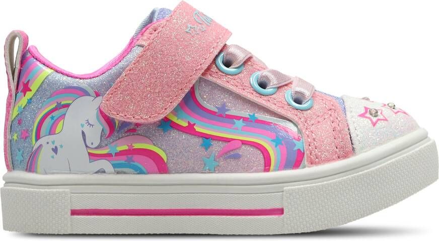 Skechers Twinkle Toes Unisex Schoenen Roze Maat: 21 Plastic Foot Locker