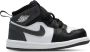 Jordan Aj1 Mid Unisex Schoenen Zwart Maat: 19.5 Leer Foot Locker - Thumbnail 2