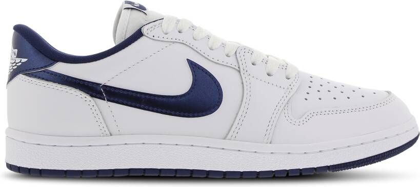 Jordan Metallic Navy Lage Top Sneakers - Foto 4