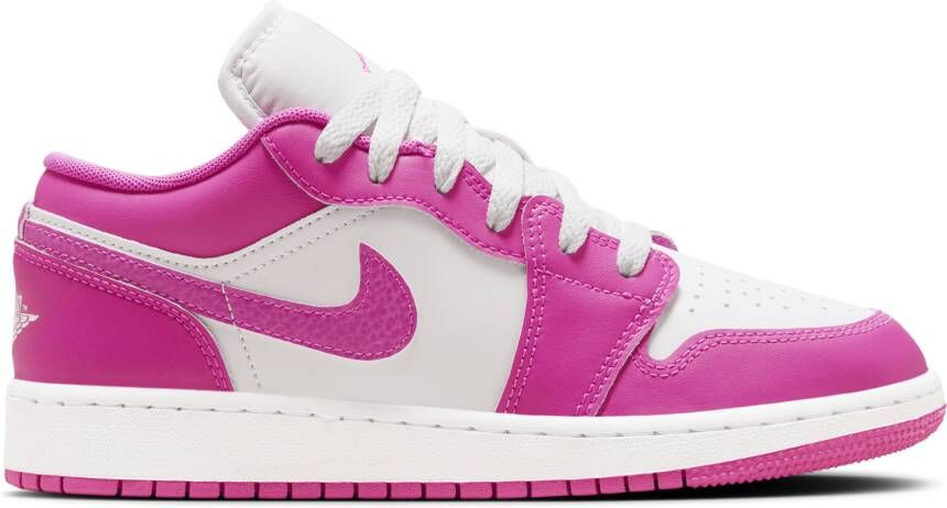 Jordan Aj1 Low Unisex Schoenen Roze Maat: 36.5 Leer Foot Locker