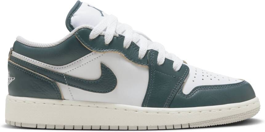 Jordan Aj1 Low Unisex Schoenen Groen Maat: 36.5 Leer Foot Locker