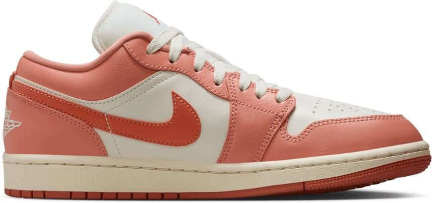 Jordan Aj1 Low Dames Schoenen Beige Maat: 36.5 Leer Foot Locker