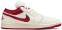 Jordan Aj1 Low Dames Schoenen Beige Maat: 37.5 Leer Foot Locker - Thumbnail 2