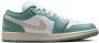 Jordan Aj1 Low Sneakers Dames Wit Leer - Thumbnail 2