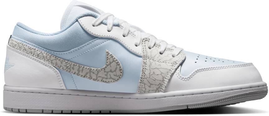 Jordan Aj1 Low Heren Schoenen Blauw Maat: 41 Leer Foot Locker