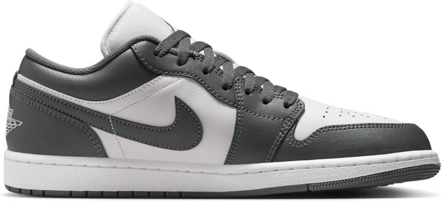 Jordan Aj1 Low Heren Schoenen Grijs Maat: 40 Leer Foot Locker
