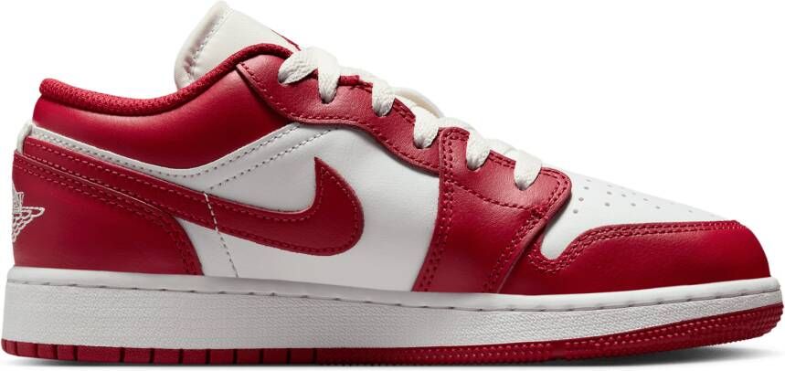 Jordan Aj1 Low Unisex Schoenen Wit Maat: 35.5 Leer Foot Locker