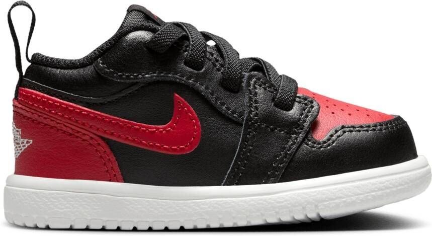 Jordan Aj1 Low Unisex Schoenen Zwart Maat: 19.5 Leer Foot Locker