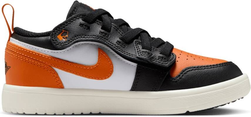 Jordan Aj1 Low Unisex Schoenen Zwart Maat: 32 Leer Foot Locker
