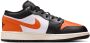 Jordan Aj1 Low Kindersneakers Zwart Leer - Thumbnail 2