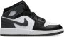 Jordan Aj1 Mid Unisex Schoenen Zwart Maat: 36.5 Leer Foot Locker - Thumbnail 2
