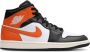 Jordan Aj1 Mid Sneakers Heren Bruin Leer Synthetisch - Thumbnail 2
