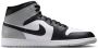 Jordan Aj1 Mid Heren Schoenen Wit Maat: 40.5 Leer Synthetisch Foot Locker - Thumbnail 2