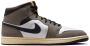 Jordan Aj1 Mid Heren Schoenen Wit Maat: 40.5 Leer Synthetisch Foot Locker - Thumbnail 2