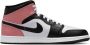 Jordan Aj1 Mid Heren Schoenen Wit Maat: 47.5 Leer Synthetisch Foot Locker - Thumbnail 2