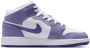 Jordan Aj1 Mid Kindersneakers Paars Mesh Synthetisch - Thumbnail 2