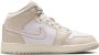 Jordan Aj1 Mid Unisex Schoenen Beige Maat: 35.5 Leer Foot Locker - Thumbnail 2