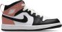 Jordan Aj1 Mid Unisex Schoenen Wit Maat: 33.5 Leer Foot Locker - Thumbnail 2