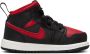 Jordan Aj1 Mid Unisex Schoenen Zwart Maat: 23.5 Leer Foot Locker - Thumbnail 2