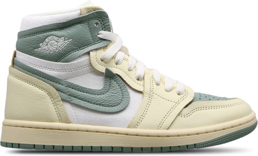 Jordan Aj1 Mm High Dames Schoenen Beige Maat: 36.5 Leer Foot Locker - Foto 2