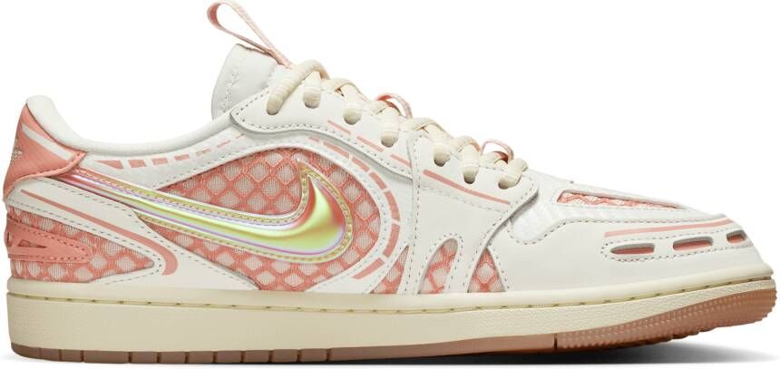 Jordan Aj1 Mm Low Dames Schoenen Beige Maat: 37.5 Leer Foot Locker