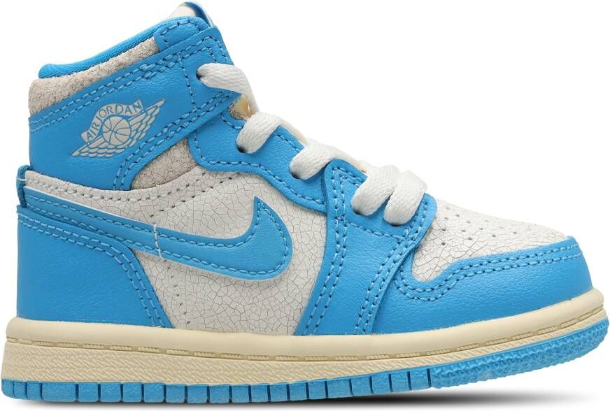 Jordan Aj1 Retro Hi Og Unisex Schoenen Blauw Maat: 19.5 Leer Foot Locker