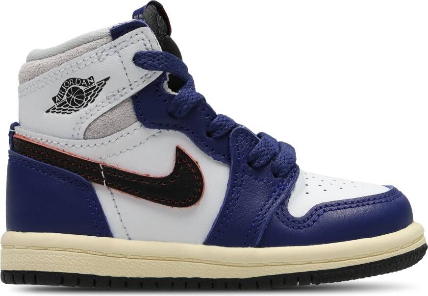 Jordan Aj1 Retro Hi Og Unisex Schoenen Wit Maat: 21 Leer Foot Locker