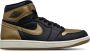 Jordan Aj1 Retro High Og Heren Schoenen Zwart Maat: 40.5 Leer Foot Locker - Thumbnail 2
