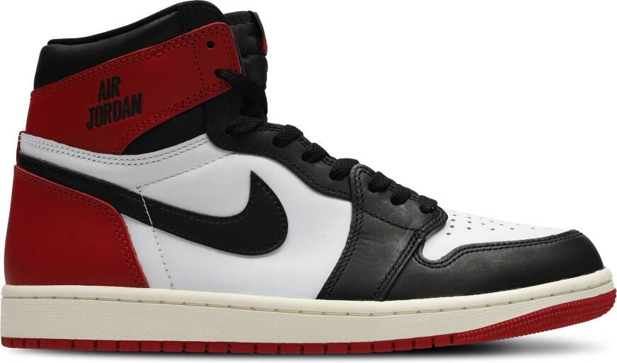 Jordan Aj1 Retro High Og Heren Schoenen Zwart Maat: 42.5 Leer Foot Locker