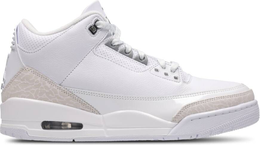 Jordan Aj3 Retro Heren Schoenen Wit Maat: 40 Leer Foot Locker