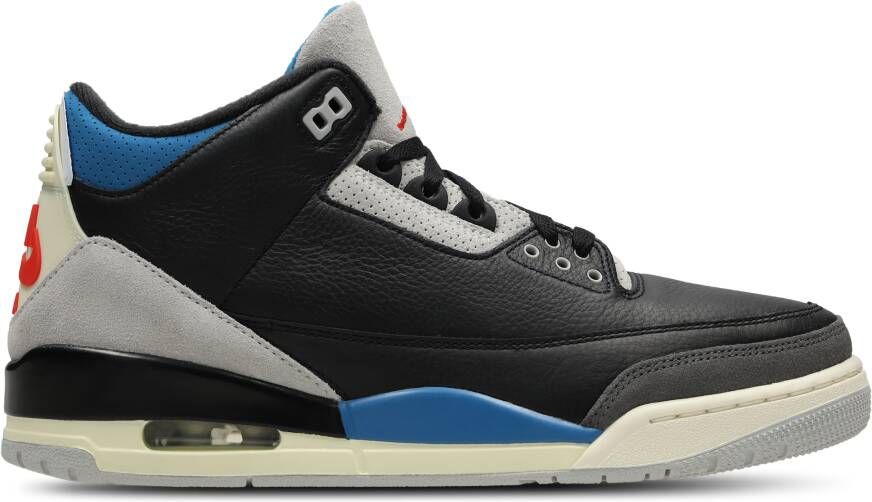Jordan Aj3 Retro Heren Schoenen Zwart Maat: 40.5 Leer Foot Locker