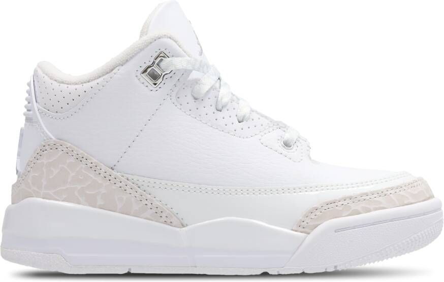 Jordan Aj3 Retro Unisex Schoenen Wit Maat: 27.5 Leer Foot Locker