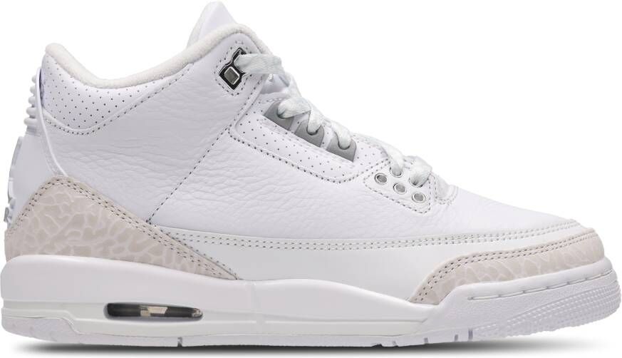 Jordan Aj3 Retro Unisex Schoenen Wit Maat: 36.5 Leer Foot Locker