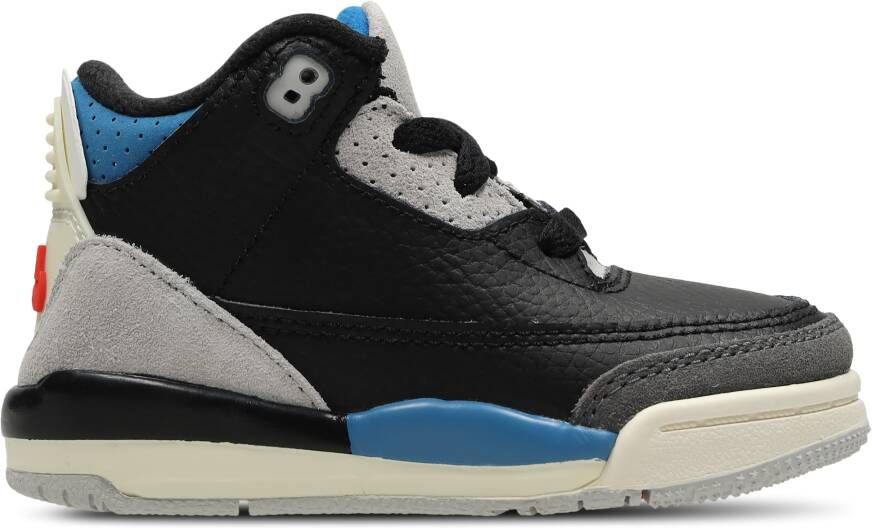 Jordan Aj3 Retro Unisex Schoenen Zwart Maat: 21 Leer Foot Locker