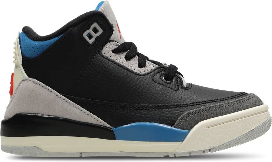 Jordan Aj3 Retro Unisex Schoenen Zwart Maat: 33.5 Leer Foot Locker