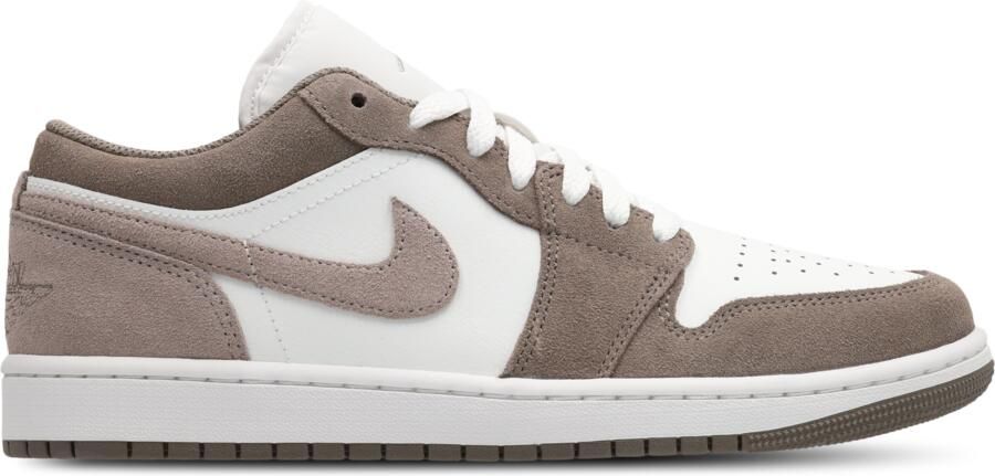 Jordan 1 Low Sneakers Heren Grijs Leer - Foto 5
