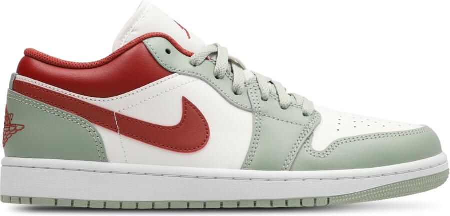 Jordan 1 Low Sneakers Heren Wit Leer - Foto 5