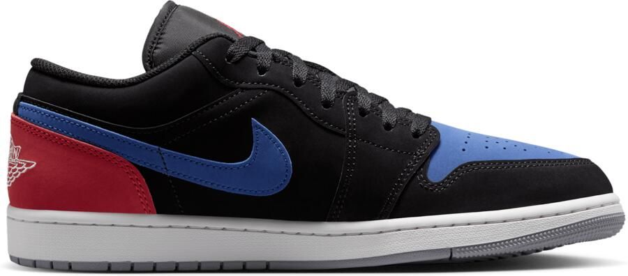 Jordan 1 Low Sneakers Heren Zwart Leer