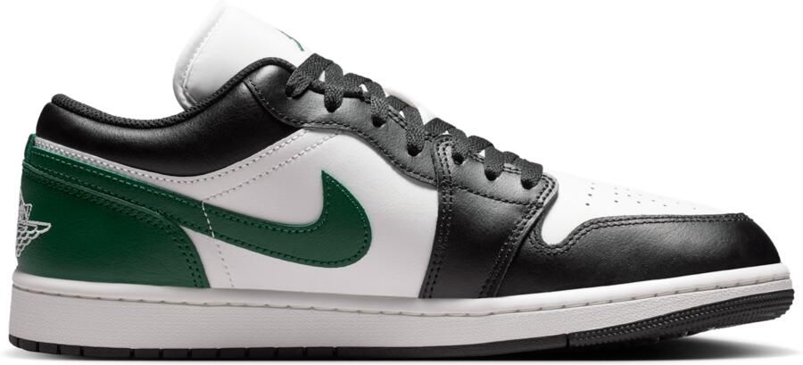 Jordan 1 Low Sneakers Heren Zwart Leer
