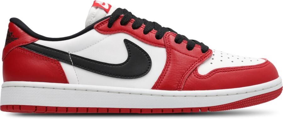Jordan 1 Retro Sneakers Heren Rood Leer