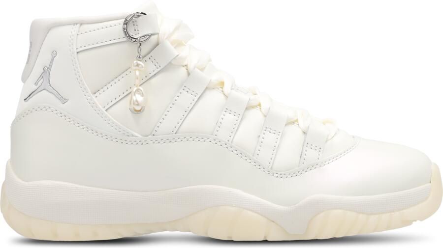 Jordan 11 Retro Sneakers Dames Wit Leer Synthetisch - Foto 5