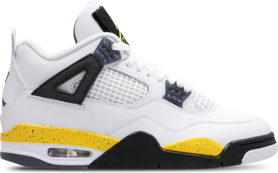 Jordan 4 Retro Sneakers Heren Wit Leer