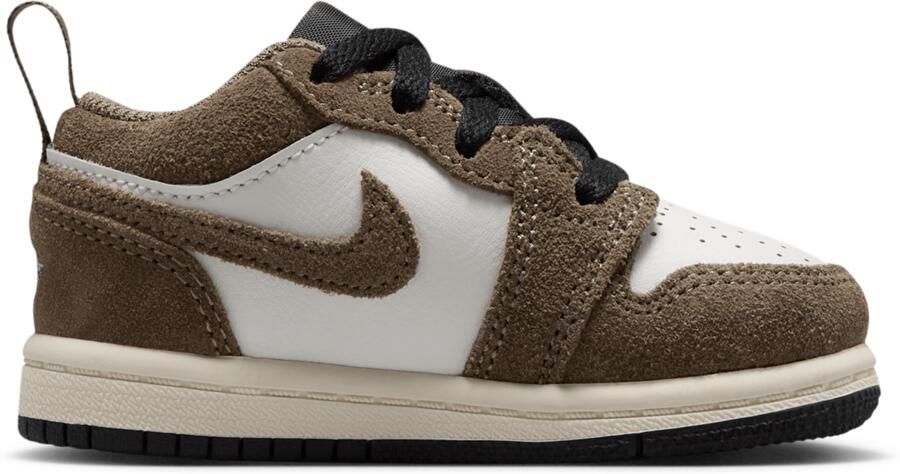Jordan AJ1 Low Babyschoenen Bruin Leer