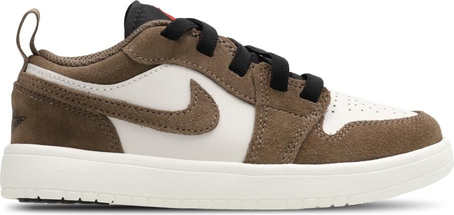 Jordan AJ1 Low Peuterschoenen Bruin Leer