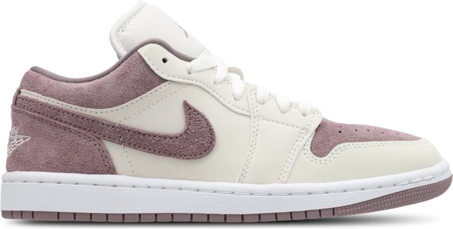Jordan AJ1 Low Sneakers Dames Paars Leer