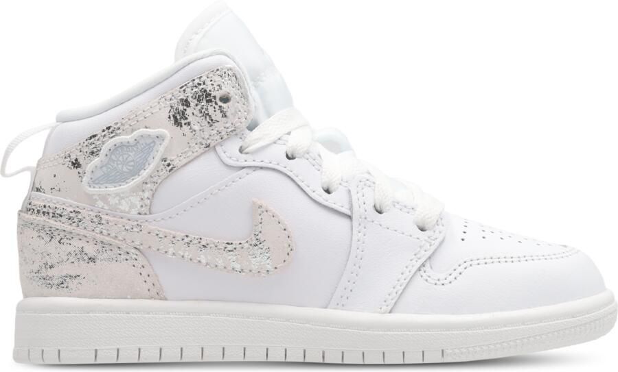 Jordan Aj1 Mid Peuterschoenen Wit Leer - Foto 5
