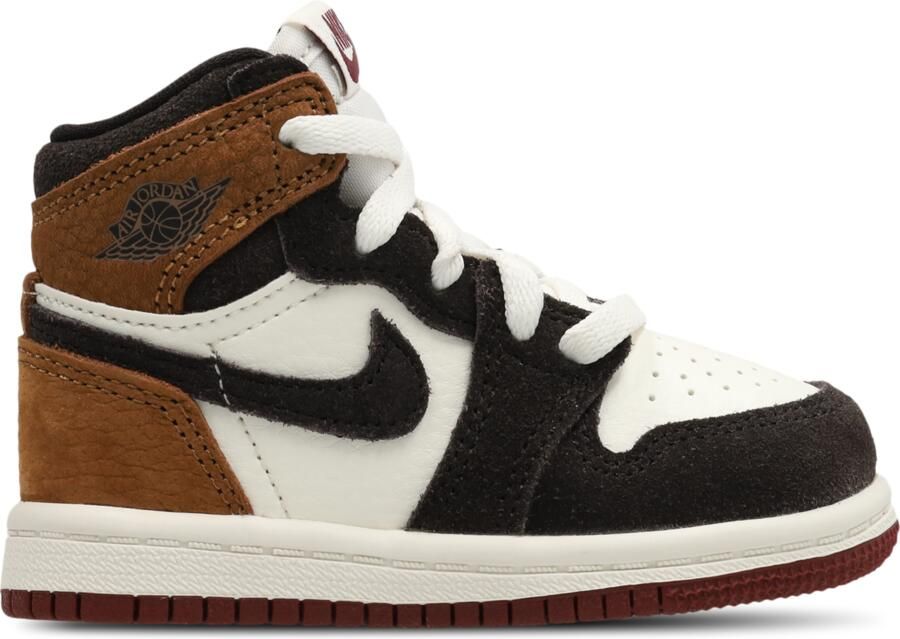 Jordan Aj1 Retro Hi Og Babyschoenen Bruin Leer